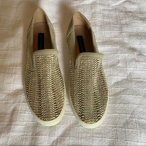 Steven b Steve Madden slip-ins. Size 9.5. Tan. GUC